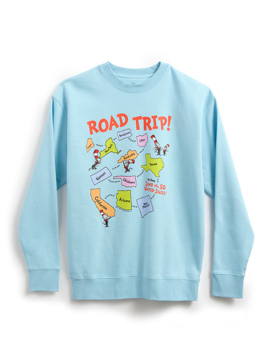 Dr. Seuss: Road Trip Unisex Sweatshirt (Print Shop)