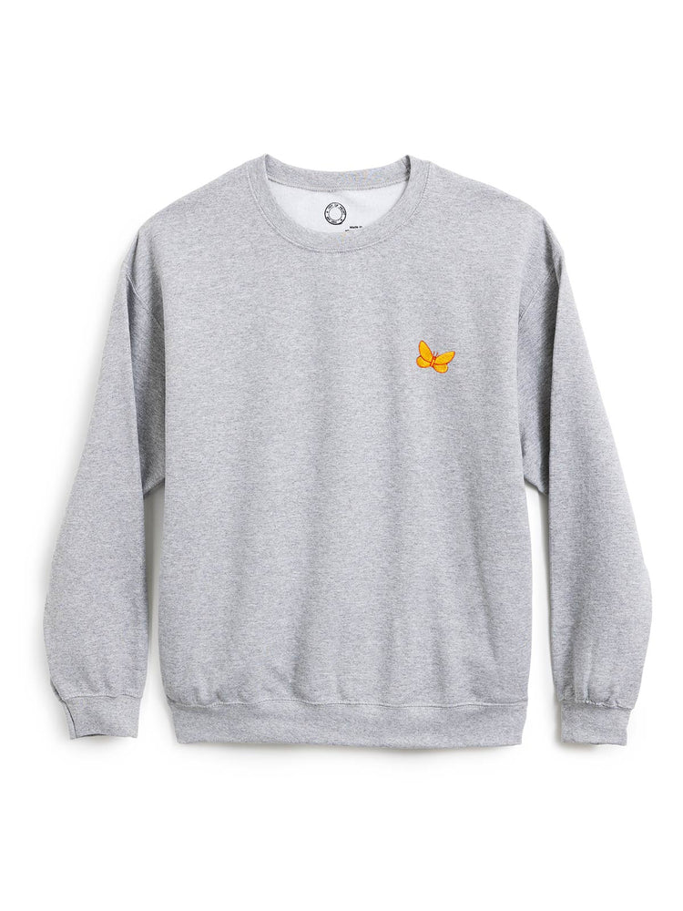 Reading Rainbow embroidered unisex light gray sweatshirt (Print Shop)