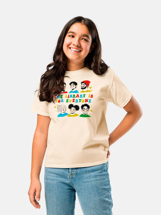 Mychal Threets: The Library is for Everyone Youth T-Shirt (Print Shop)