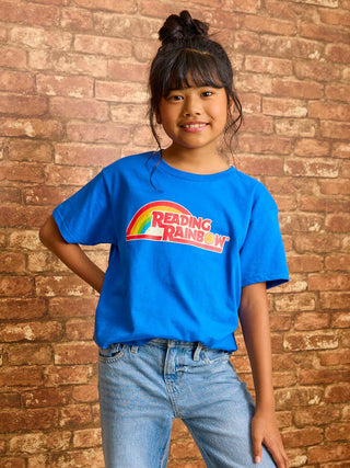 Reading Rainbow youth blue t-shirt (Print Shop)