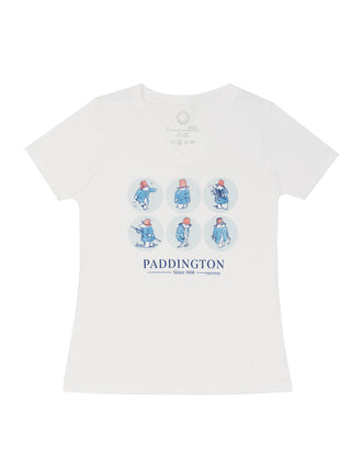 Paddington Bear Classic Adventures Women's V-Neck T-Shirt (Print Shop)