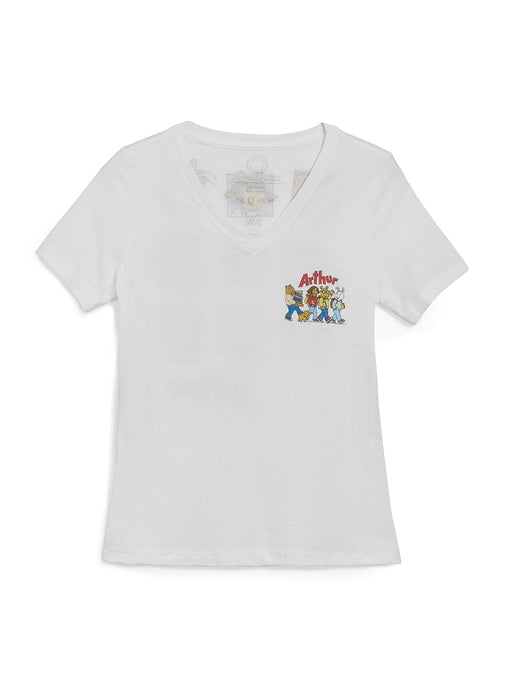 Arthur: Friends Women’s V-Neck T-Shirt (Print Shop)