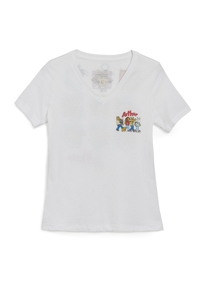 Arthur: Friends Women’s V-Neck T-Shirt (Print Shop)