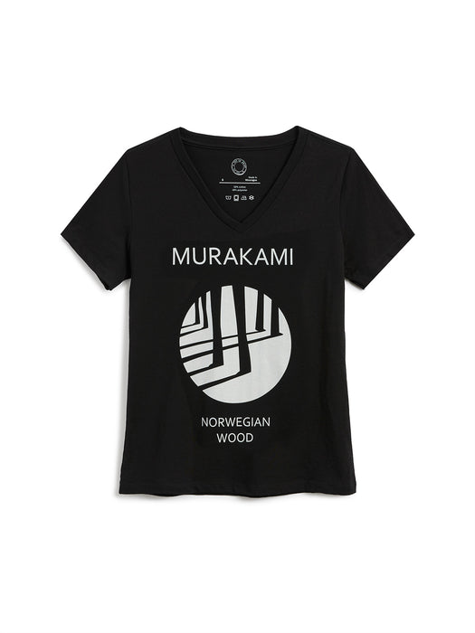 Norwegian Wood Women's V-Neck T-Shirt (Print Shop)