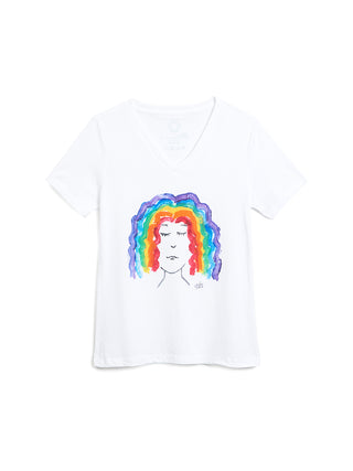 World of Eric Carle - Pride Women's V-Neck T-Shirt (Print Shop)