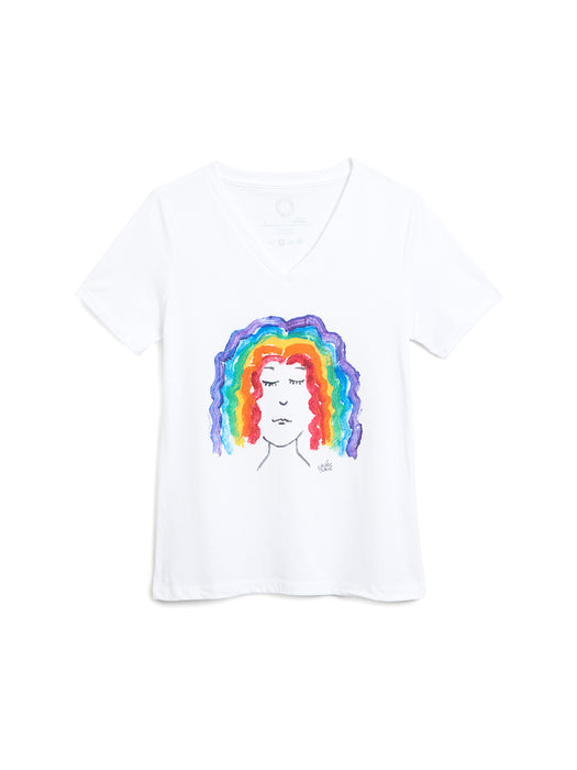 World of Eric Carle - Pride Women's V-Neck T-Shirt (Print Shop)