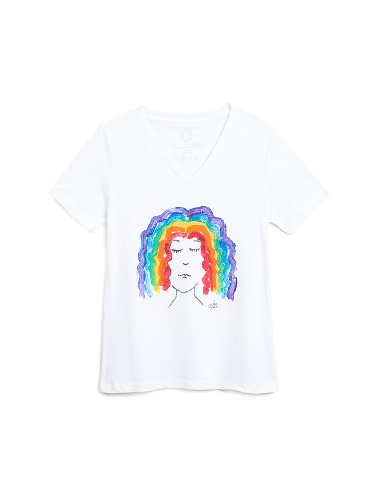 World of Eric Carle - Pride Women's V-Neck T-Shirt (Print Shop)