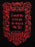 A black square graphic with a large ornate red decorative border and a central red text panel reading, "I would like to tell you the story of My Life. A Novel By Anne Rice," with smaller text above and below.