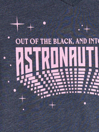 Into the Blue: Astronauticals women’s relaxed v-neck t-shirt (Print Shop)