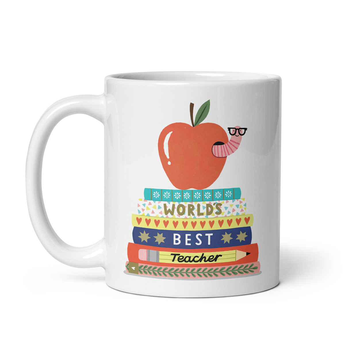 World's Best Insegnante 341ml Latte Tazza - Divertente Studenti Regalo Scuola World's Best Insegnante 341ml Latte Tazza - Divertente Studenti Regalo Scuola