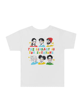 Mychal Threets: The Library is for Everyone Kids' T-Shirt (Print Shop)