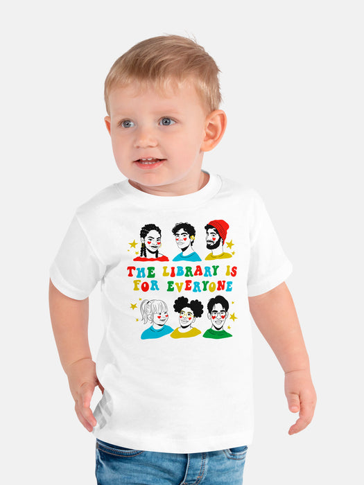 Mychal Threets: The Library is for Everyone Kids' T-Shirt (Print Shop)