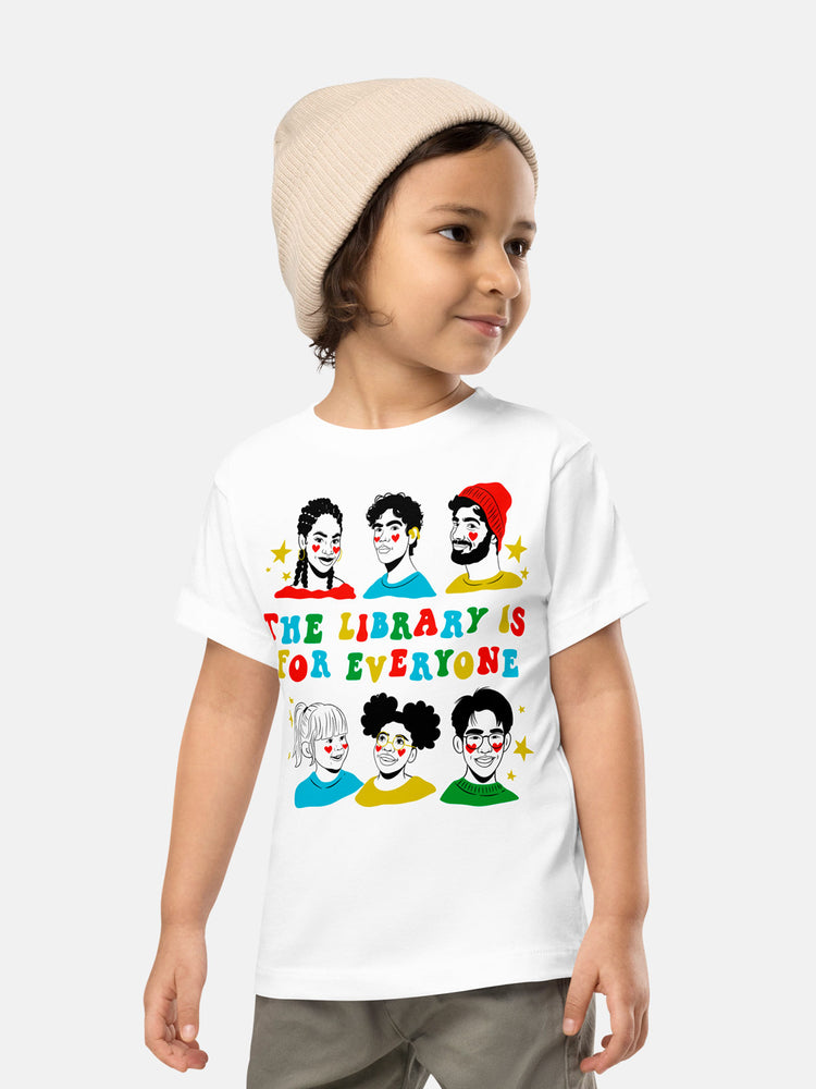 Mychal Threets: The Library is for Everyone Kids' T-Shirt (Print Shop)