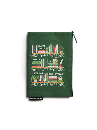 Have Your Shelf a Literary Christmas pouch