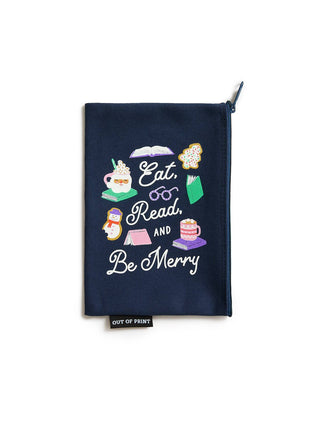 Eat, Read, & Be Merry pouch