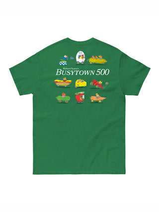 Richard Scarry: Busytown 500 (Green) Unisex T-Shirt (Print Shop)