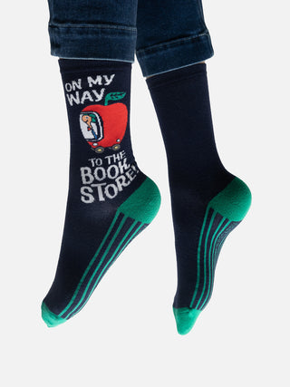 Richard Scarry: On My Way to the Bookstore socks