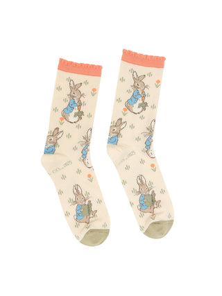 Peter Rabbit women's flowy crop t-shirt — Out of Print