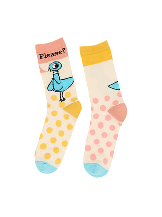 The Pigeon: Pretty Please socks