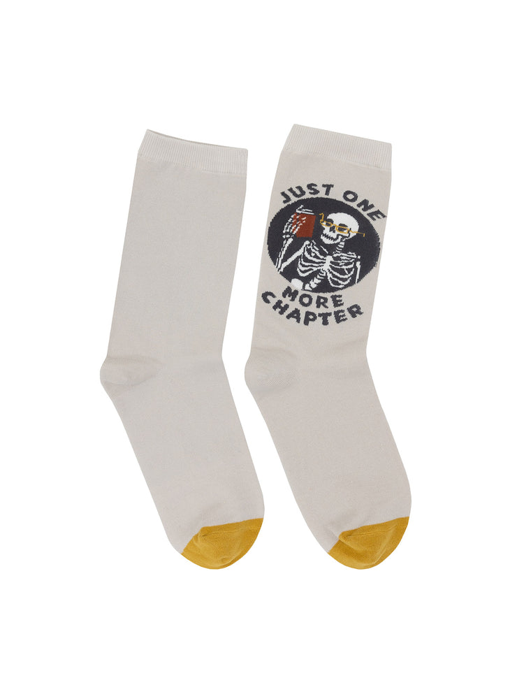 Just One More Chapter socks