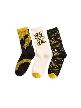 Fourth Wing: Fly or Die Socks gift box