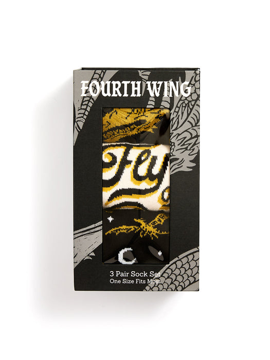 Fourth Wing: Fly or Die Socks gift box
