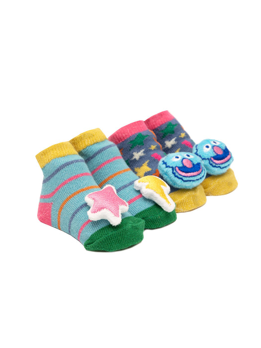 Sesame Street: The Monster at the End of This Book Baby Rattle Socks (2-pack)