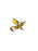 A small metallic gold dragon sticker with spread wings, shown on a plain white background.