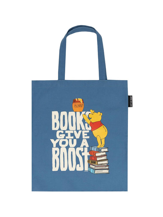 Disney: Winnie the Pooh Books Give You a Boost tote bag — Out of Print