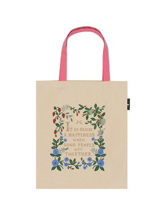 Emma (Puffin in Bloom) tote bag