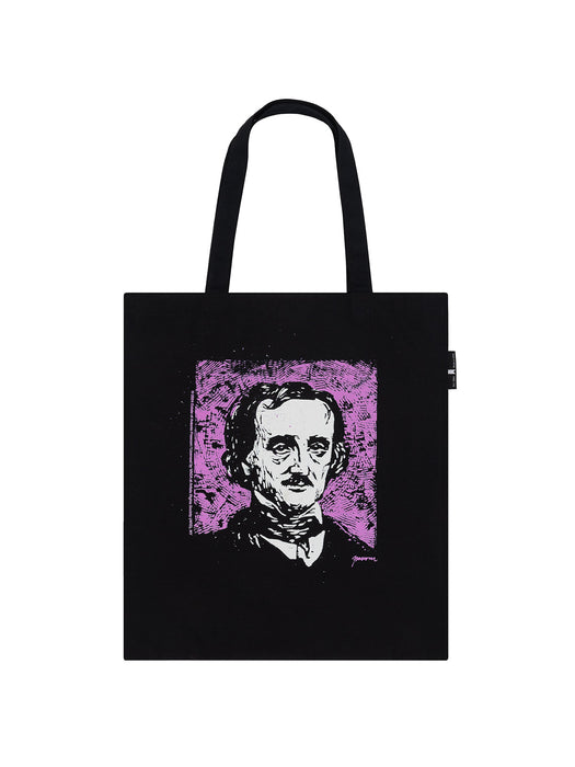 CafePress Edgar Allan Poe Tote Bag - Natural Canvas Reusable Shopping Bag, Two Sizes Available
