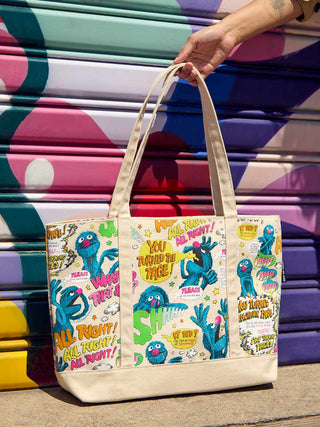 Sesame Street - The Monster at the End of This Book large zippered tote