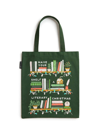 Have Your Shelf a Literary Christmas tote bag