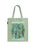 Tote bag with illustration of Eiffel Tower and trees, featuring the text 'Madeleine' and 'Ludwig Bemelmans'.