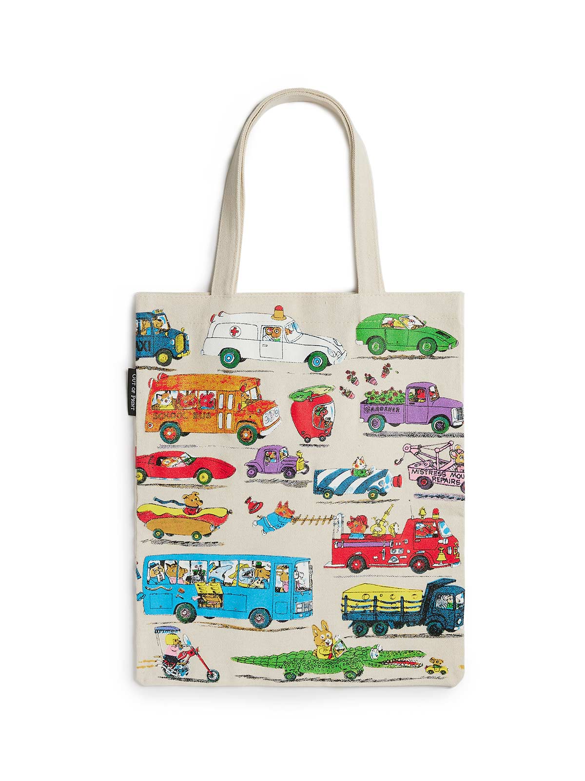 Richard Scarry Cars and Trucks and Things That Go tote bag — Out