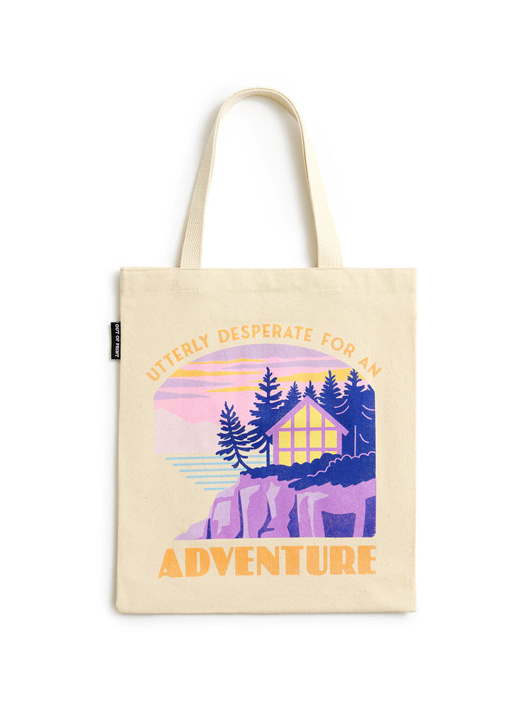 Carley Fortune: Utterly Desperate for an Adventure tote bag