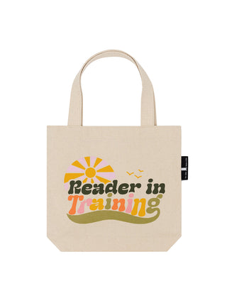 Reader in Training mini tote bag back