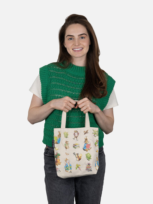 Out of Print Peter Rabbit Pattern Mini Tote