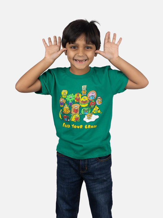 Feed Your Brain Kids' T-Shirt
