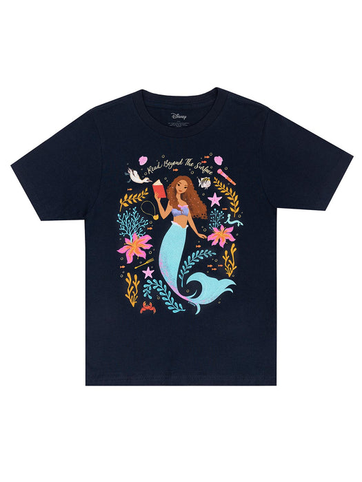 Disney Princess Ariel: Read Beyond the Surface Kids' T-Shirt