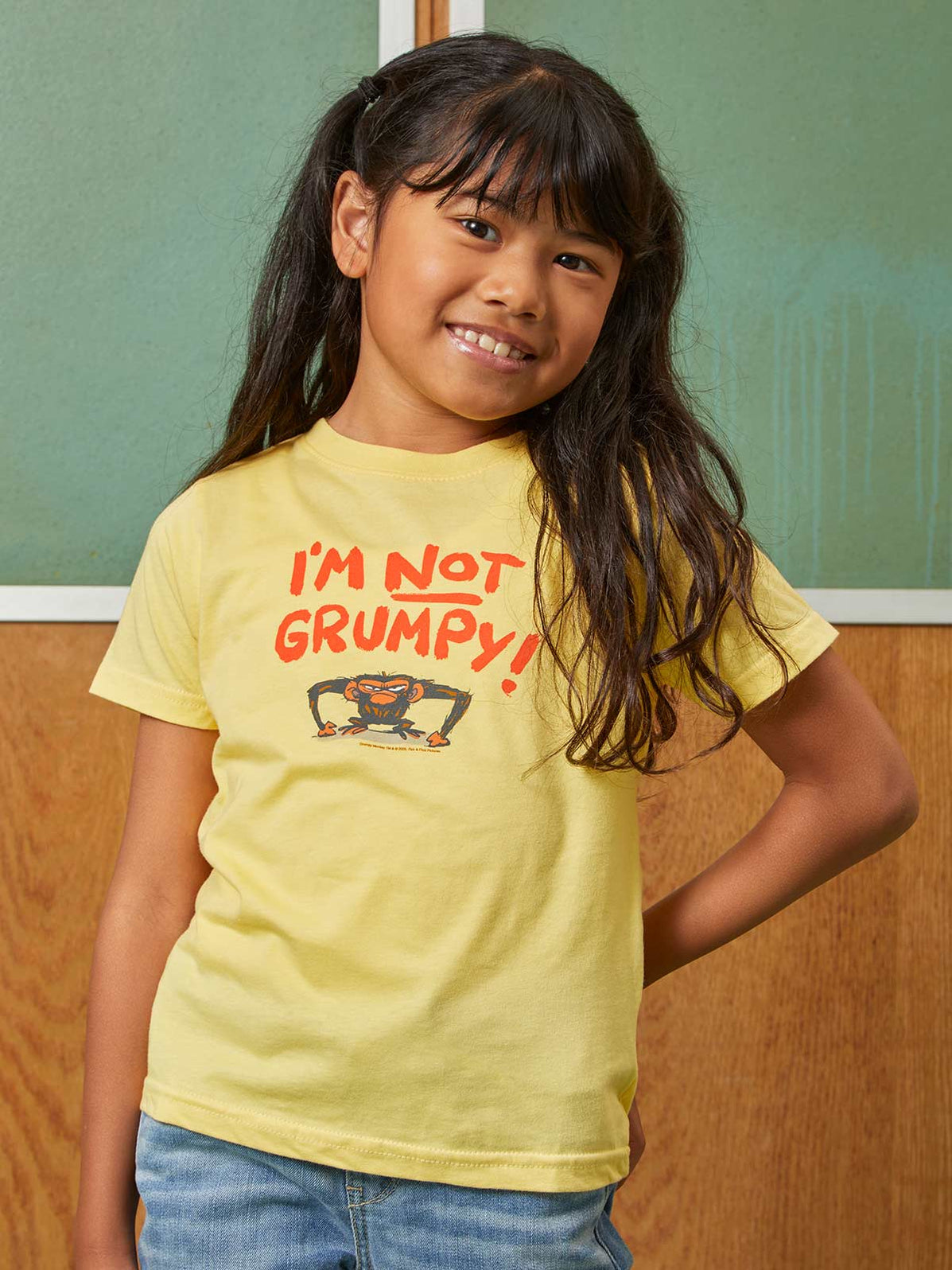 Grumpy Monkey kids' t-shirt — Out of Print