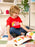 Reading Rainbow youth red t-shirt