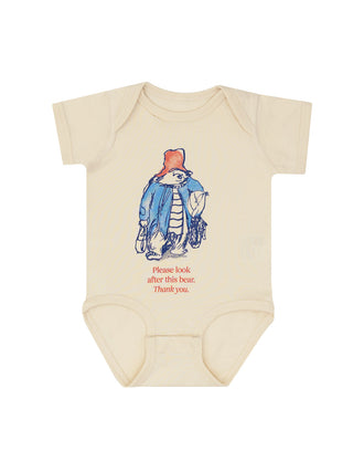 Paddington Bear: Please Take Care baby bodysuit