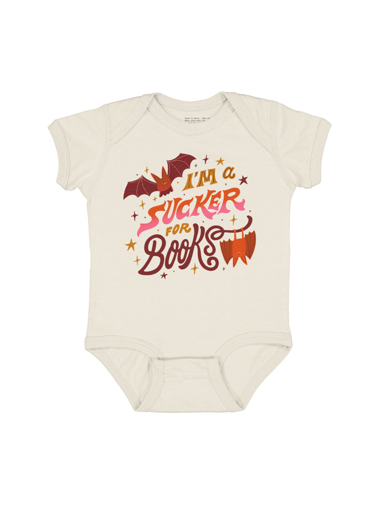 I'm a Sucker for Books baby bodysuit