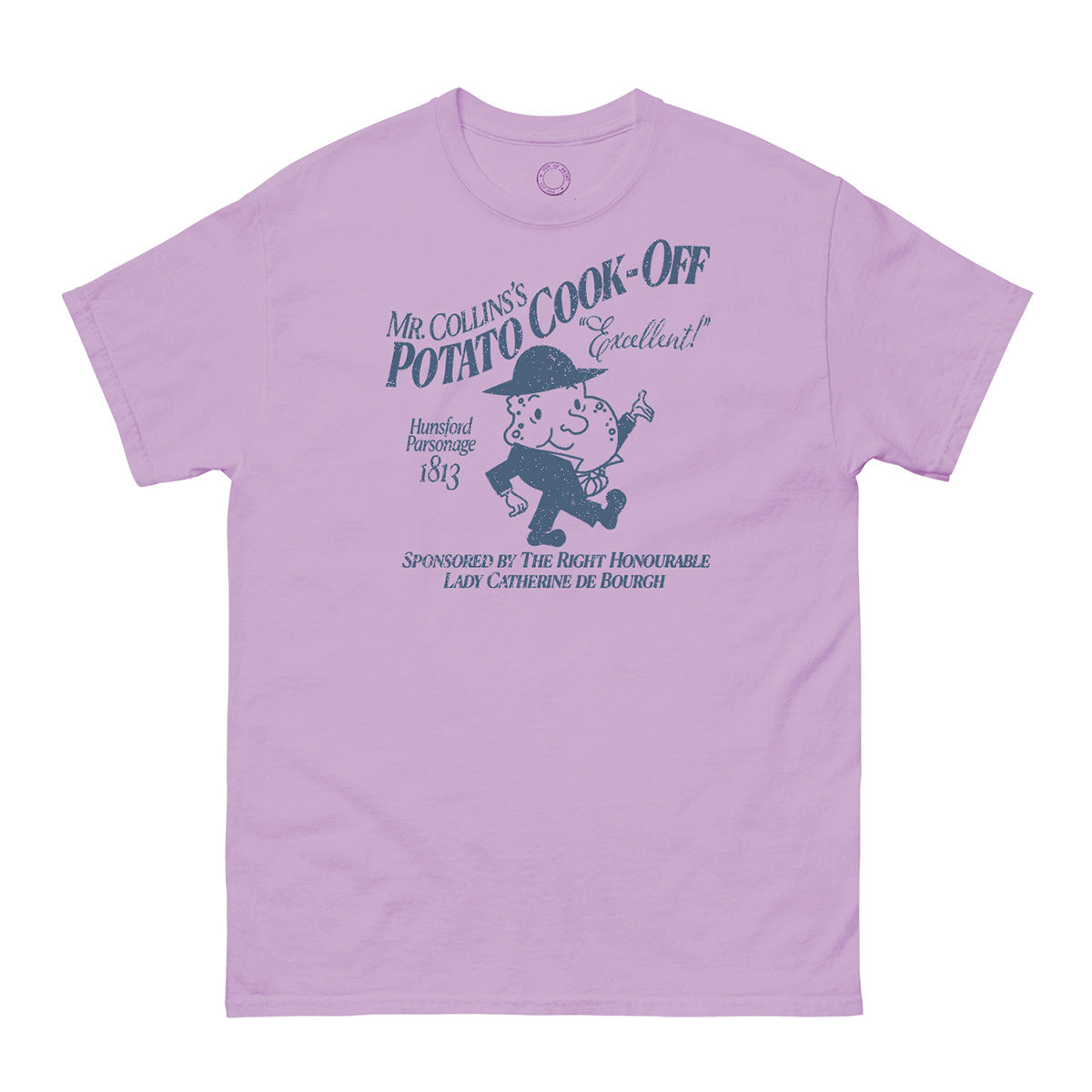 Pride and Prejudice - Mr. Collins's Potato Cook-Off unisex t-shirt