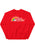 Reading Rainbow embroidered unisex red sweatshirt (Print Shop)