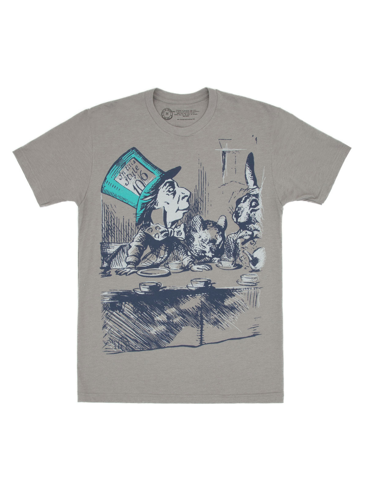 Alice in Wonderland men\'s book t-shirt — Out of Print