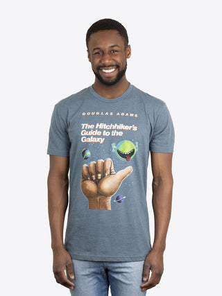 The Hitchhiker's Guide to the Galaxy Unisex (Indigo) T-Shirt