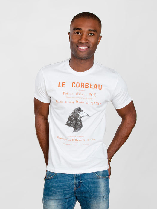 unisex — The Corbeau t-shirt Le edition Out Raven: of French Print