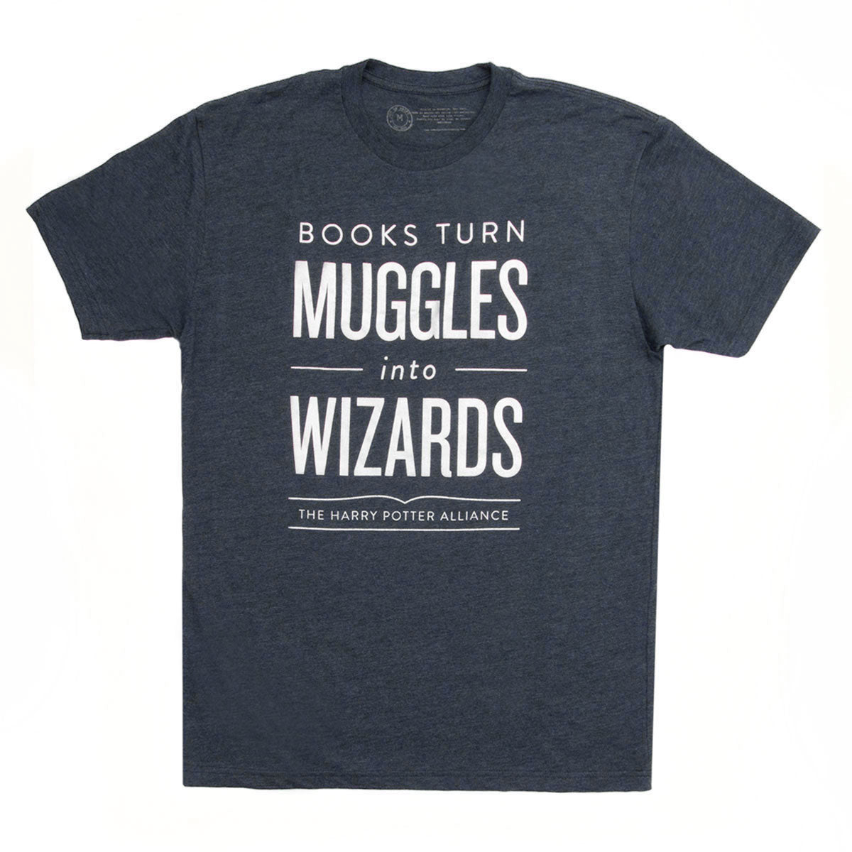 Books Turn Muggles Into Wizards unisex t-shirt — Out of Print
